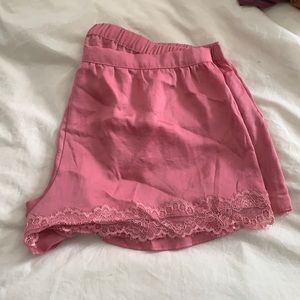 Victoria’s Secret pj shorts.